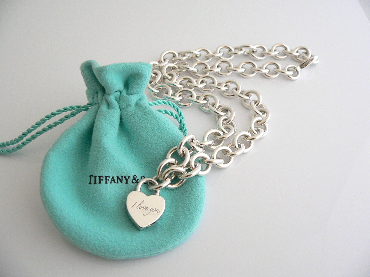 Tiffany Heart Lock Necklace  Gold – Rove Jewelry Accessories and Gifts