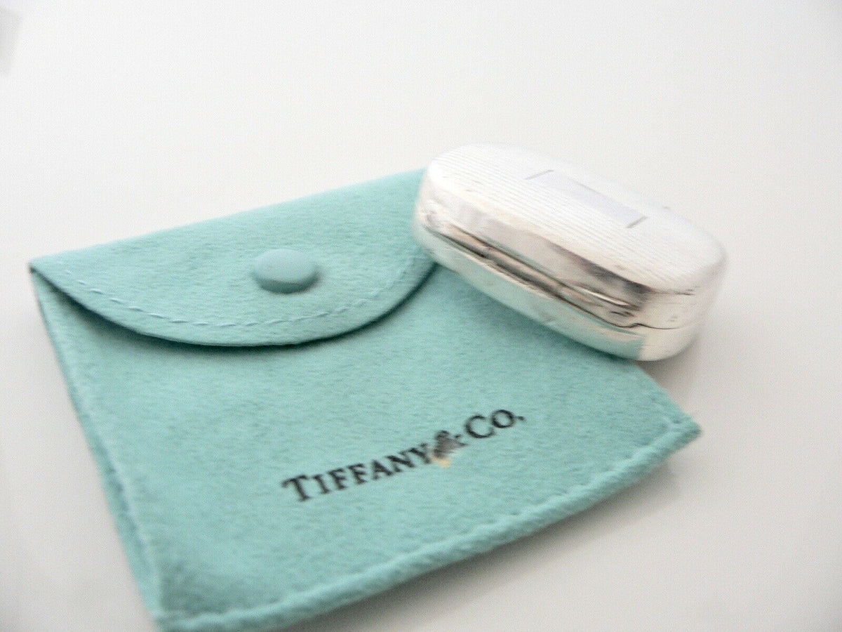 Buy Tiffany & Co Silver Purse Handbag Pill Box Case Container Rare Online  in India 