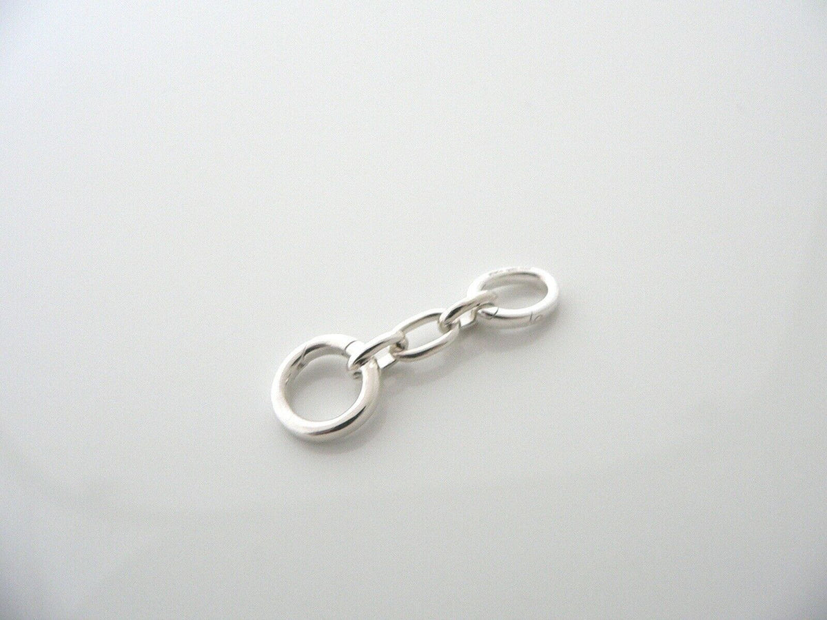ALEXCRAFT 3 Pcs Sterling Silver Necklace Extenders Chain Bracelet