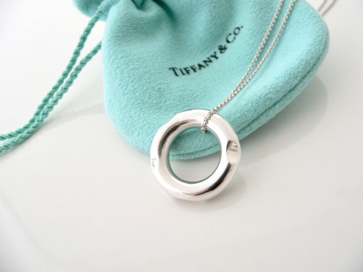 Tiffany & Co Ribbon Necklace Bow Pendant Charm Chain Love Gift Sterling Silver
