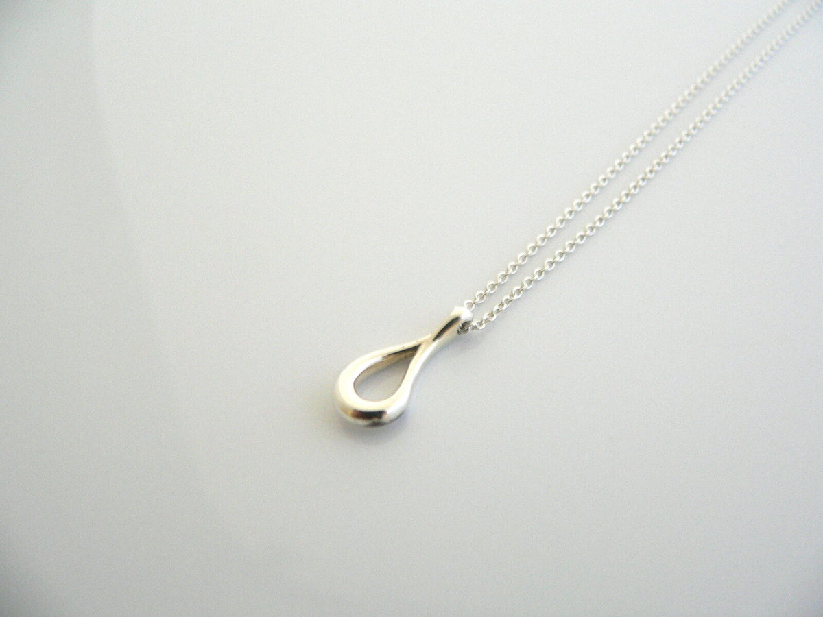 Tiffany co discount teardrop necklace