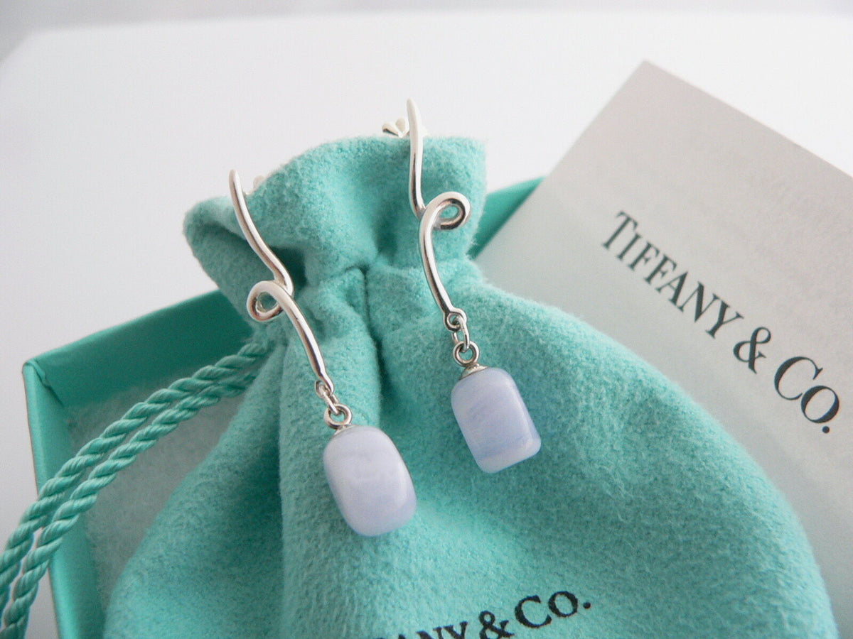 Tiffany & co. discount silver drop earrings