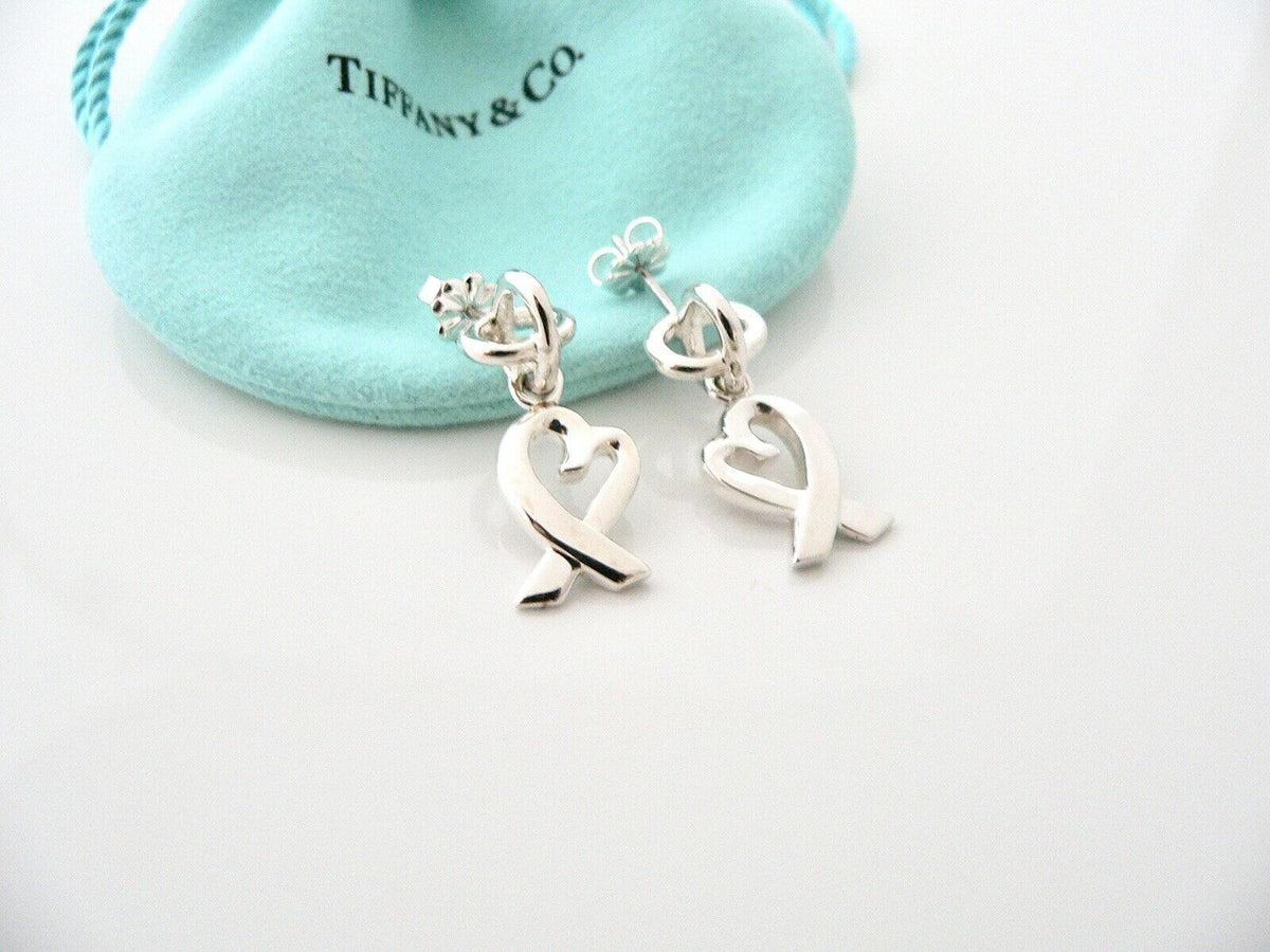 Like New deals Tiffany & Co. Silver Heart Earrings