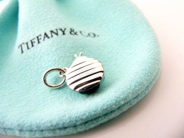 Tiffany & Co Ladybug Charm Beetle Pendant Silver Blue Enamel 4 Necklace Bracelet