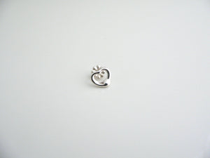 Tiffany & Co Heart SINGLE EARRING Sterling Silver Peretti Open Heart Piercing Parts Replacement