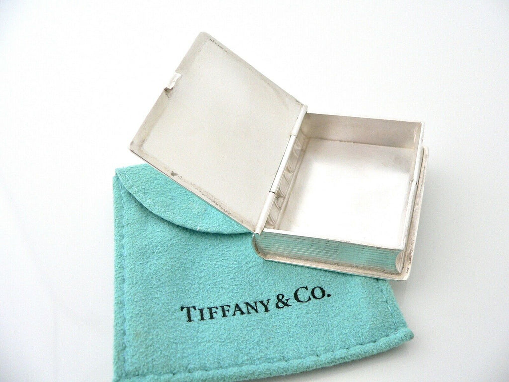 TIFFANY & CO. Jewelry Pouch + Booklet + Ribbon + Tissue + Box 3.20