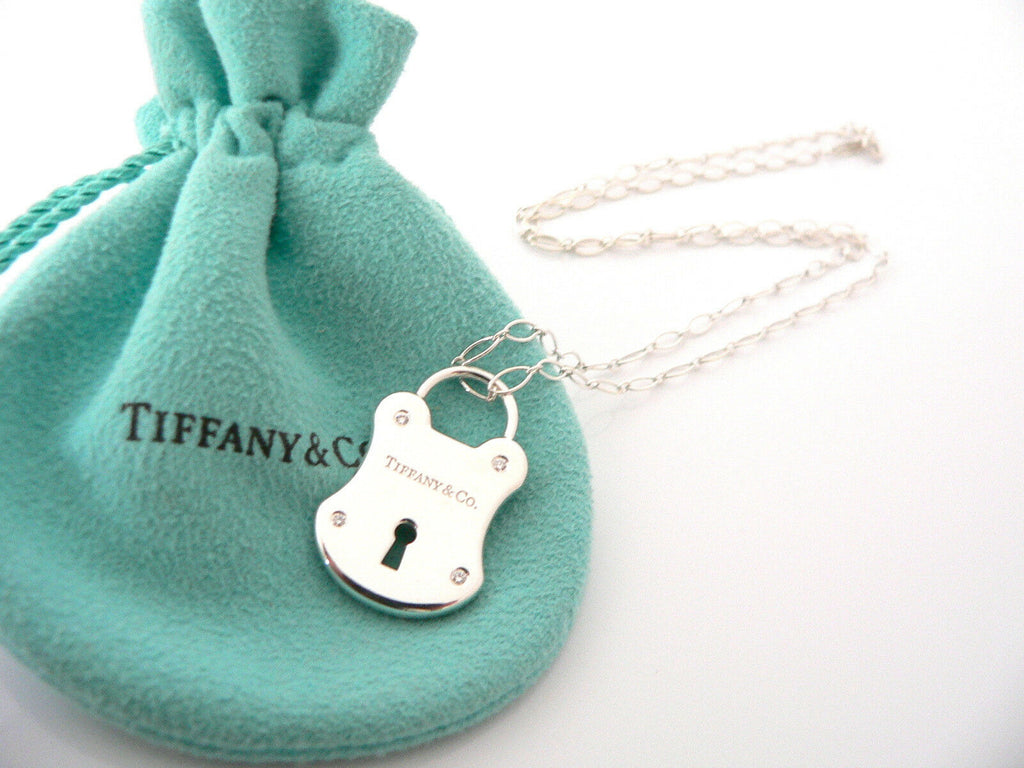 Lot - Tiffany and Co. Sterling Silver Lock and Chain Necklace