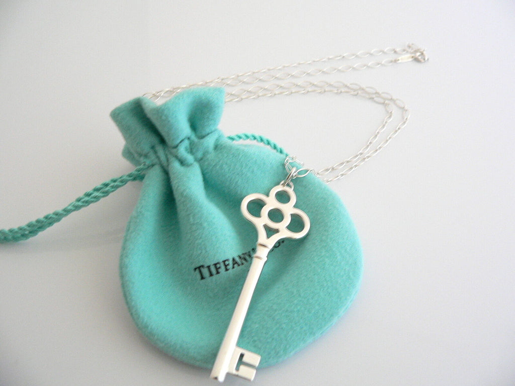 Tiffany & Co. Large Key Necklace in Sterling Silver