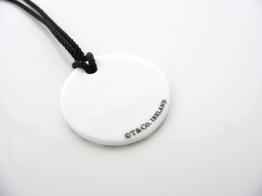 Tiffany & Co Notes Necklace Silver White Bone Pendant Chain Love ...