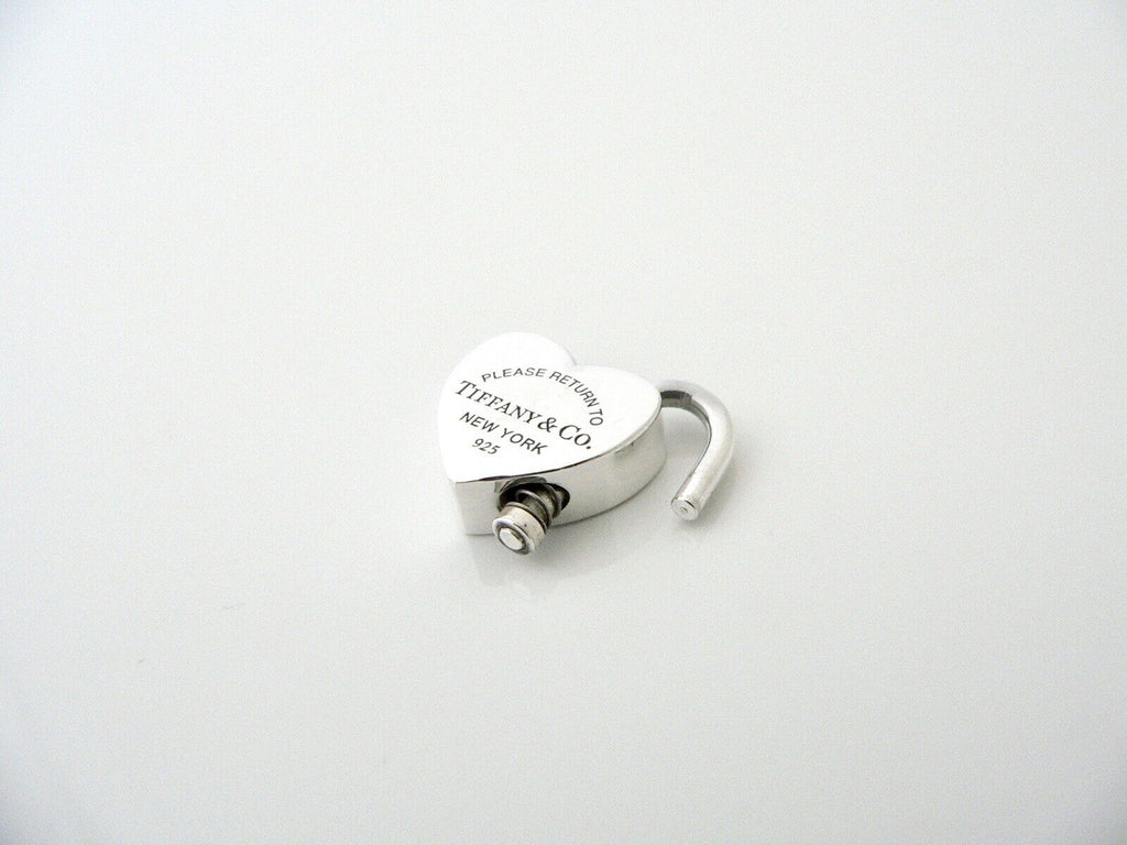 Tiffany & Co. Jewelry | Tiffany & Co. Return to Tiffany Heart Padlock Charm | Color: Silver | Size: Os | Ritzyregalia's Closet