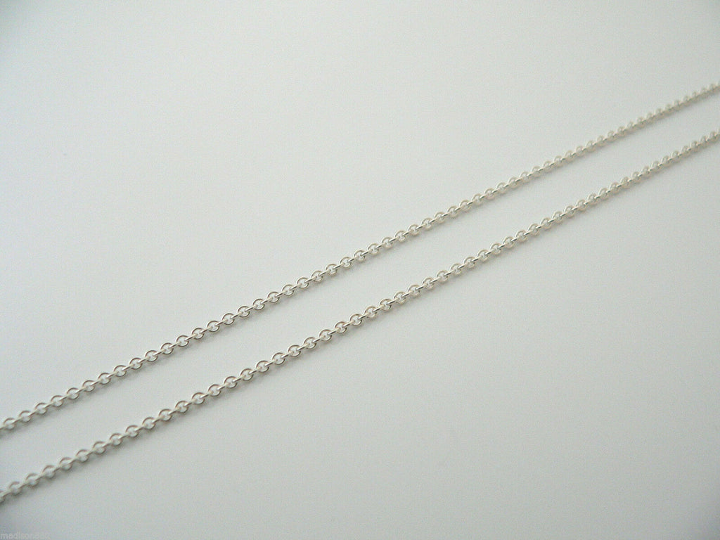 Tiffany & Co Silver Apple Necklace Pendant Chain Gift Teacher 