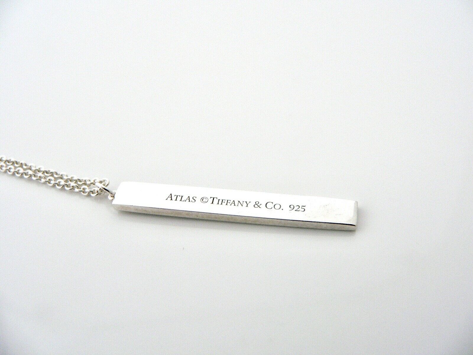 Tiffany & Co popular Sterling silver bar necklace