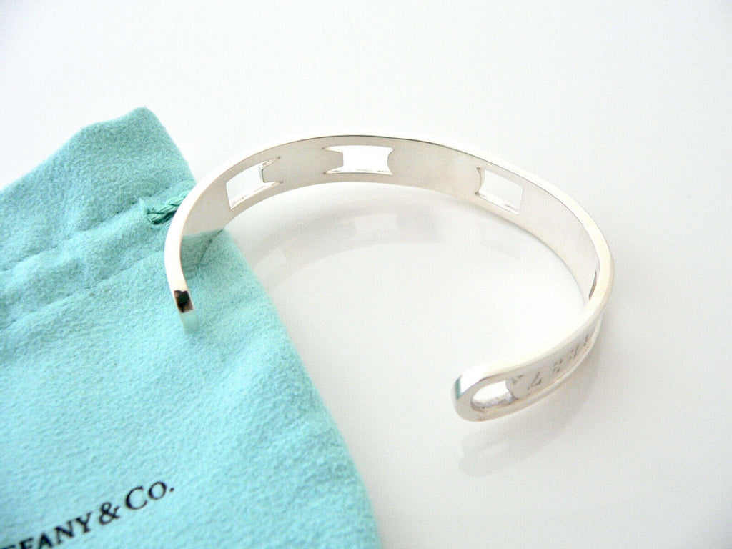 Tiffany & Co. 925 Sterling Silver 1837 Silver Cuff Bracelet