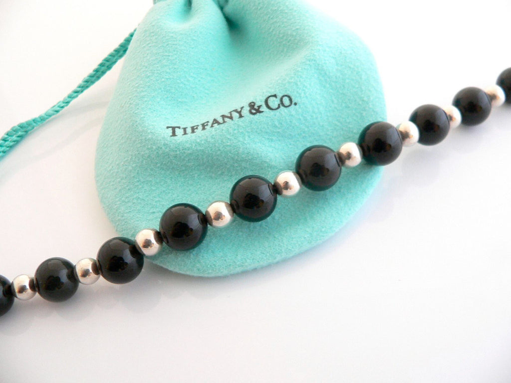 Tiffany & Co. Sterling Silver 10mm Bead Ball Bracelet 7.5″ – Engagement  Corner