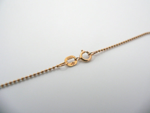 14K Gold Bead Chain Necklace for Pendants Charms Gift Love Statement