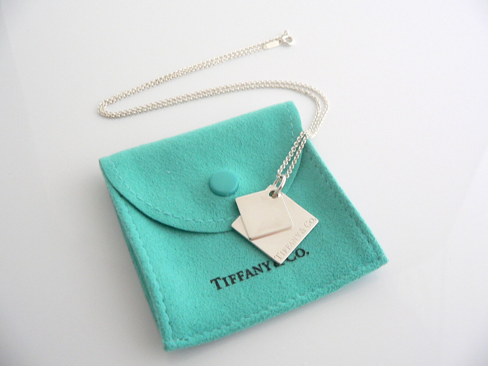 Tiffany & Co. Double Square outlet Pendant