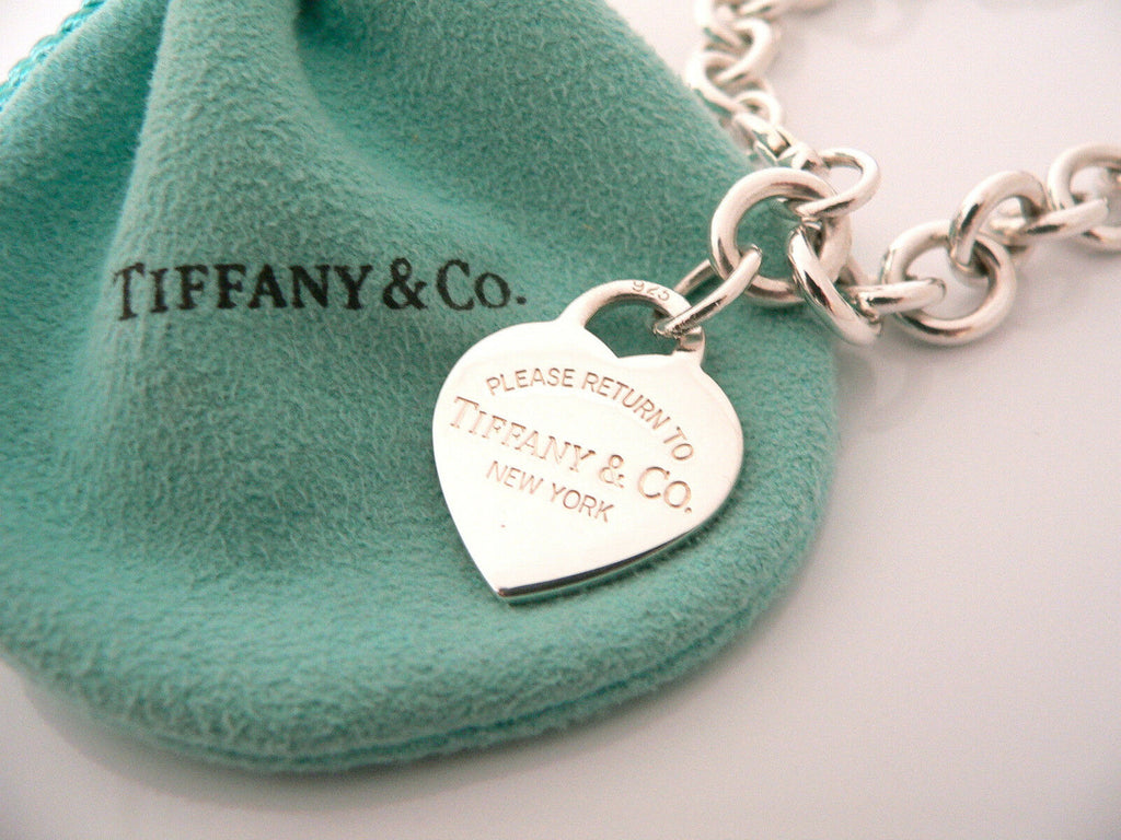 Return to Tiffany® Heart Tag Double Chain Bracelet in Silver, Small |  Tiffany & Co.