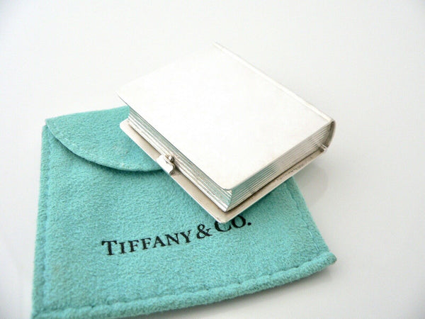 Tiffany & Co Book Pill Box Case Container Pouch Hinge Hinged Gift Love T and Co