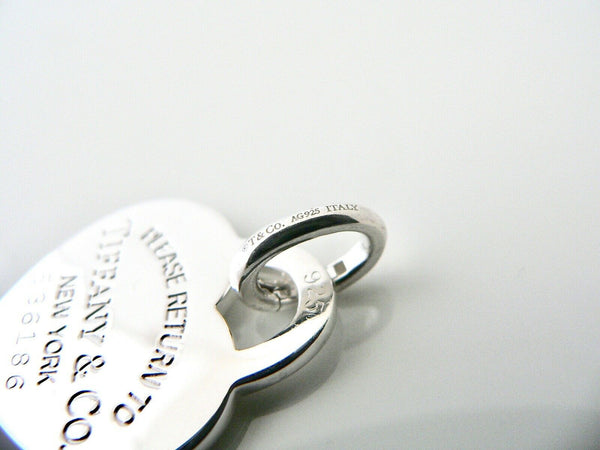 Tiffany & Co Return Heart Charm Clasp Silver Oval Clasp Classic Love Gift