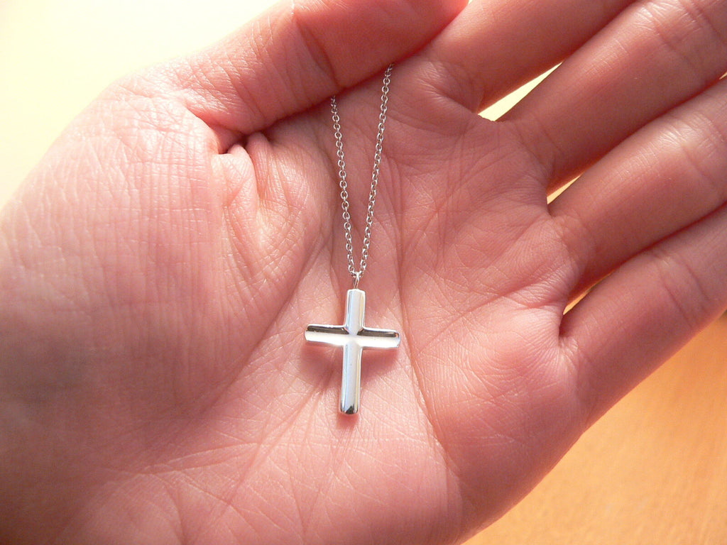 Tiffany & Co Cross Necklace Pendant Charm Christian Gift for Her