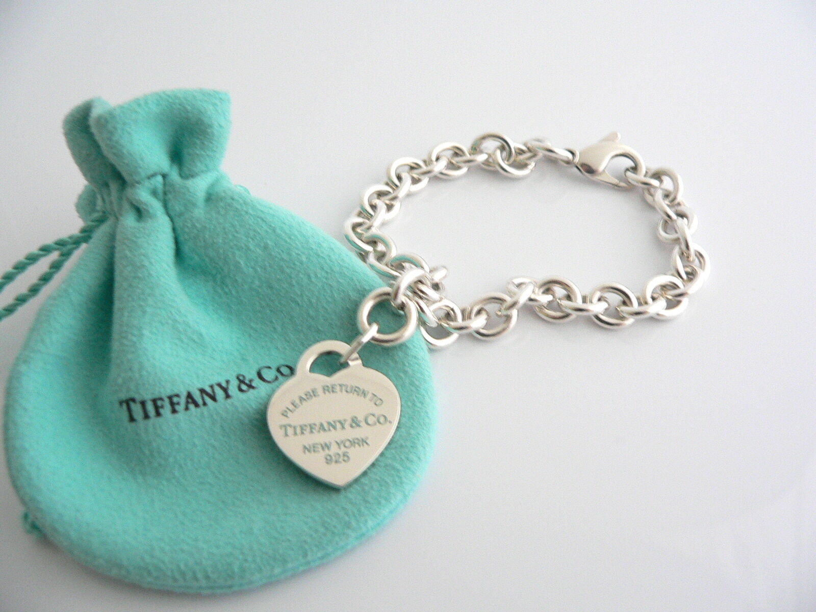 Tiffany & Co. Enamel Sterling Charm Bracelet