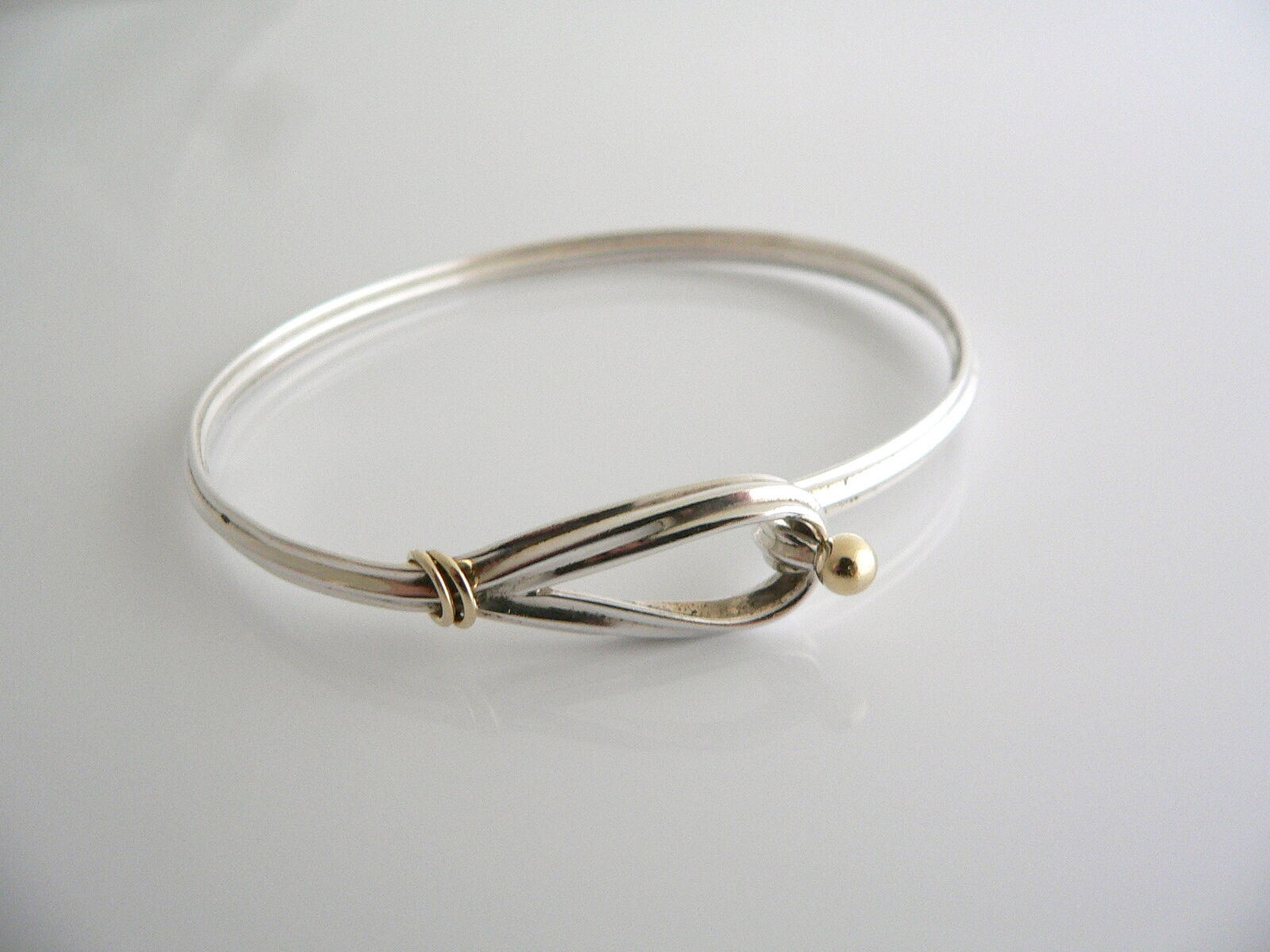  Sterling Silver Hook and Eye Bracelet for Women